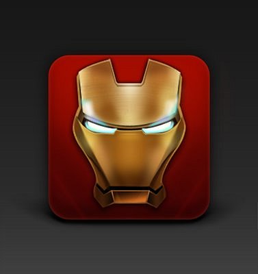 图标icon设计钢铁侠