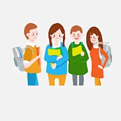 卡通小学生免抠图图片大小2000x2000px 图片尺寸15.28 MB 来自PNG搜索网 pngss.com 免费免扣png素材下载！动漫女孩#读书的同学#卡通人物#卡通手绘#卡通小学生#免抠图#上学了#同学们#一起上学#