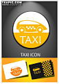 创意卡片矢量素材2#创意##卡片##名片##模板##出租车##taxi##渐变##背景##格子##图标#