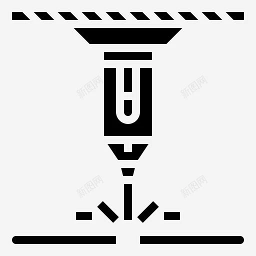 激光电子激光切割机 标志 UI图标 设计图片 免费下载 页面网页 平面电商 创意素材-花瓣网