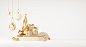 christmas-backgrounds-with-podium-stage-platform-minimal-new-year-event-theme-merry-christmas-scene-product-display-mock-up-banner-empty-stand-pedestal-decor-xmas-winter-scene-3d-render的副本