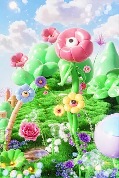 当ai遇见春天效果嘎嘎好，模型草地很棒～ - 小红书