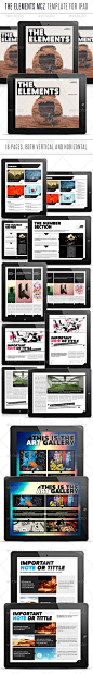 ePublishing - The Elements Tablet MGZ | GraphicRiver #采集大赛#