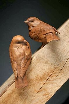 bird carvings