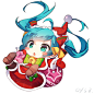 miku~  Merry Christmas！ #初音未来# #二次元# #圣诞节# #Q版#