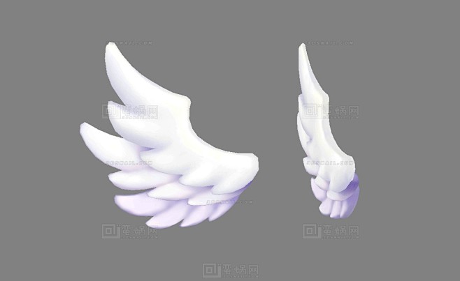 天使翅膀 白色翅膀 卡通翅膀 正义 - ...