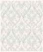 Olana 33' x 20" Damask Stria Wallpaper