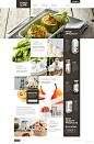 食物&健康类网站设计 - 宴贼采集到排例—网页 - 花瓣