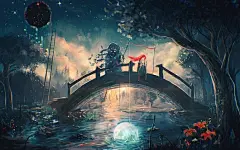 美丽与心灵手绘插画设计欣赏