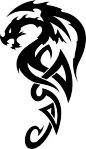 Celtic Dragon Tattoo Vector