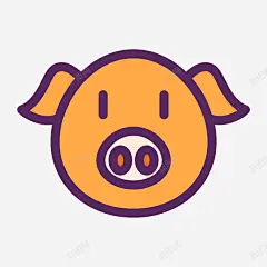 扁平化猪头图标高清素材 UI图标 h5图标 扁平化 扁平化UI 游戏UI 猪头 界面UI 网页UI UI图标 设计图片 免费下载 页面网页 平面电商 创意素材