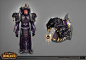 Warcraft - WOD -  Priest Tier 17 Mythic, Genevieve St-Michel : Base Concept - Robert Sevilla
Mythic Helm and Shoulder Variant Concept- Me