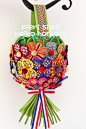 felt Bouquet bag by PieniSieni