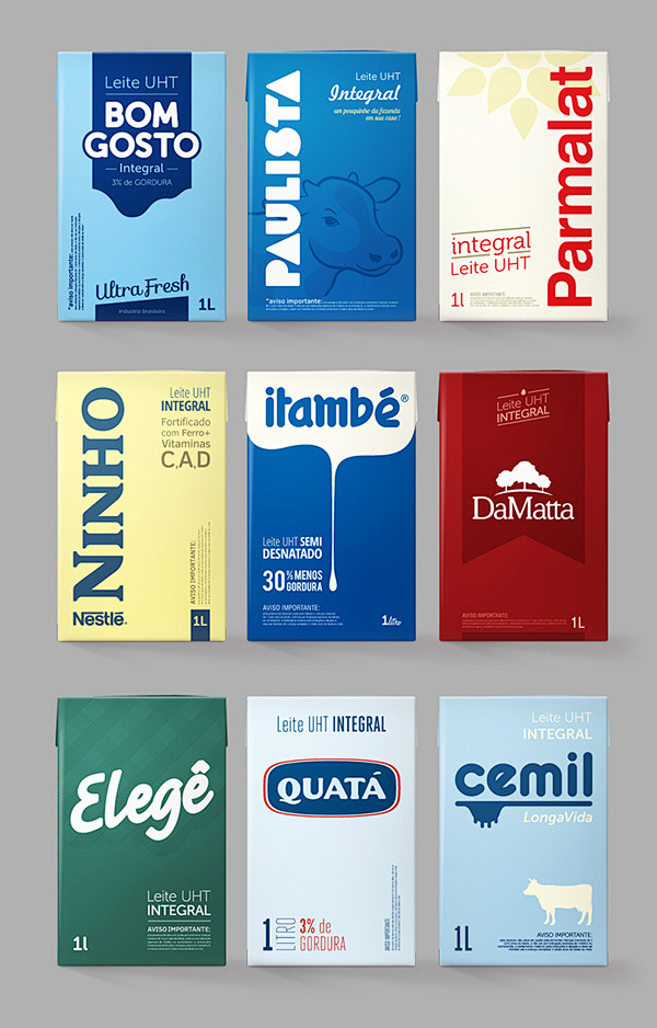 巴西设计师Leo VMoura牛奶包装设...