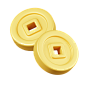 Coins 3D Icon