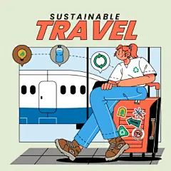 户外露营徒步背包旅行野外探险帐篷望远镜贴纸插画海报ai设计素材-淘宝网
