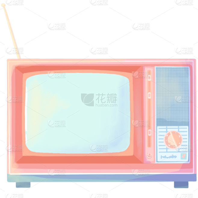 手绘-家居用品-微波炉