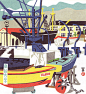 Kobe Hyakkei　Hide Kawanishi and "Kobe Hyakkei（One Hundred Scenes of Kobe）"｜21. MERCHANT MARINE COLLEGE