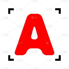 模板,红色,标志,英文字母A,式样,字母,字母表次序,信函,品牌名称,圆形
