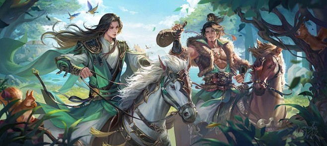 兔年清明*周瑜&孙策_看图_三国杀皮肤吧_百度贴吧