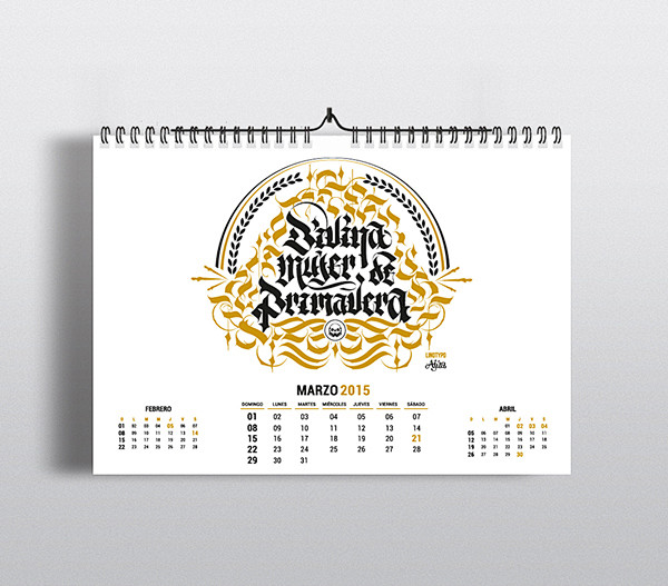 Calendario Ajúa 2015...