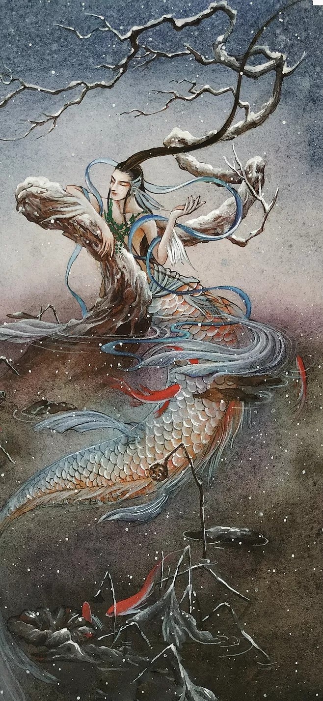 山海经鲛人webp