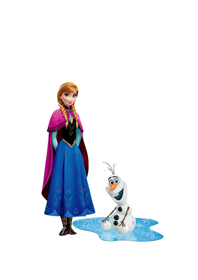 冰雪奇缘安娜和雪宝