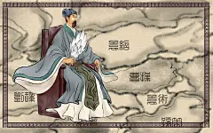 古代人物手绘水墨古风诸葛亮人物素材下载 - 觅知网