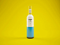 Wine, or maybe not? 似酒非酒,将风格派蒙特里安的作品和辛普森的动画形象结合到包装上的设计