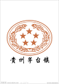 矢量 标志 贵州茅台镇酒