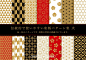 春节年货节中国风传统祥云底纹矢量图案 Traditional Chinese pattern#010702 :  
