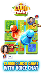Ludo Talent - Classic Ludo Game with Voice Chat : Ludo Talent is a classic ludo game for free, you can play it online to meet new people or between local friends and family.