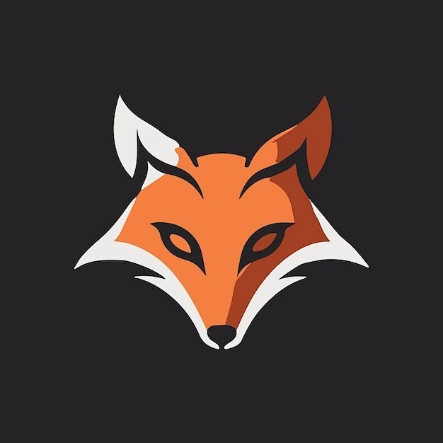 狐狸标志logo矢量图设计素材-花瓣网