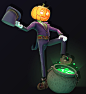 Pumpking, Jordan Conlin : Halloween dude

He features as the highest paying symbol in a slot game we made at Inspired: https://inseinc.com/interactive/games/book-of-halloween/

I did the rest of the 3D assets in the game
