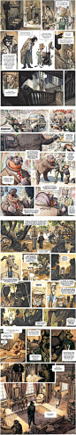 Blacksad... ¡cómic recomendadísimo realizado por dos españoles! Blacksad (Juanjo Guarnido) - stunning comic art, wonderfully realized characters, and beautifully rendered backgrounds and settings.: 