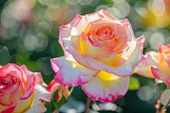 唯美月季花鲜花高清壁纸