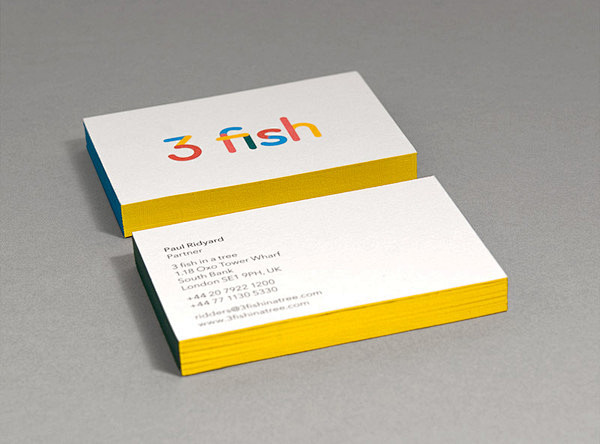 3 fish business card...