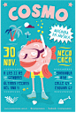 Posters | Cosmo Summer Tour on Behance