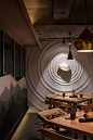 Sozo is a Japanese food restaurant in Chengdu, China. Designed by Ahead Design, a design firm based in Taiwan. Photographed by Seth Powers.  [2016.8]