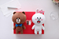 LINE FRIENDS 18cm Couple Plush Toy on Behance