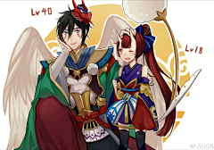 雨中执伞相望采集到【阴阳师】【狗草】大天狗×萤草