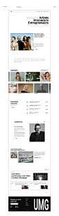 animation  concept corporate design grid Minimalism ux/ui Web