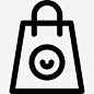 购物袋寒假5线性图标高清素材 标志 设计图片 页面网页 平面电商 创意素材 png素材