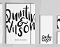 Quintin&Wilson : Branding for Quintin&Wilson - The start of something special between Jonathan Quintin and Matt Wilson. When Design meets Motion. Thanks!