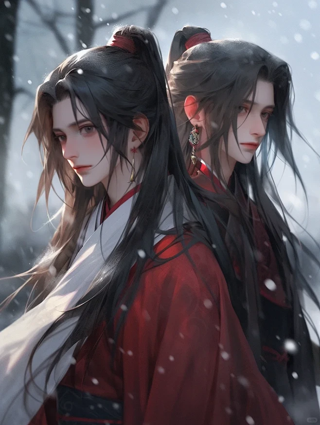 古风美男｜双男主｜何人知我霜雪催