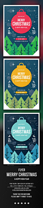 Christmas Flyer Template PSD #design #xmas Download: http://graphicriver.net/item/flyer-christmas/13688412?ref=ksioks: 