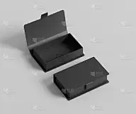 黑色的正方形盒子