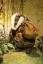 Mr Tod, the badger, Beatrix Potter Museum: 
