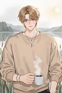 F.1_XWA_甜盐象限_少年手绘感线条漫画帅哥小说推文男主-LoRA-曦邬桉-LiblibAI
