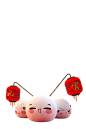 创意可爱卡通汤圆